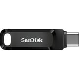 SanDisk Ultra Dual Drive Go 256 GB usb-stick Zwart, USB-A 3.2 (5 Gbit/s), USB-C 3.2 (5 Gbit/s)