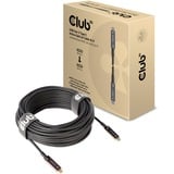 Club 3D Actieve optische USB-C 3.2 Gen 2 kabel Zwart, 20 meter