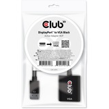 Club 3D DisplayPort 1.1 naar VGA actieve adapter Zwart