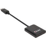 Club 3D DisplayPort 1.2 naar 2x HDMI hub Zwart