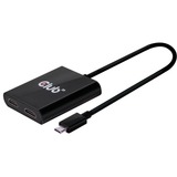 Club 3D MST Hub USB-C 3.1 naar HDMI 1.4 adapter Zwart