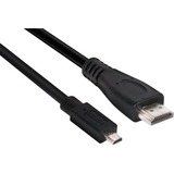 Club 3D Micro-HDMI naar HDMI 2.0 kabel Zwart, 1 meter, 4K 60Hz