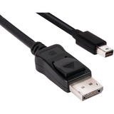 Club 3D Mini-DisplayPort naar DisplayPort 1.4 HBR3 kabel Zwart, 2 meter