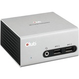 Club 3D USB 3.2 Gen 1 4K UHD Mini Docking Station Grijs, CSV-3104D