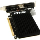 MSI GT 710 2GD3H LP grafische kaart VGA, DVI, HDMI, Low-Profile