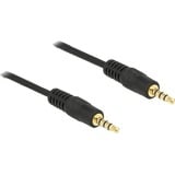 DeLOCK 3,5 mm kabel Zwart, 2 meter