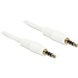 DeLOCK 3,5 mm kabel Wit, 3 meter
