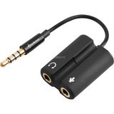 Sharkoon PMP 35 audio-adapter Zwart