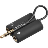 Sharkoon PMP 35 audio-adapter Zwart