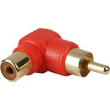 goobay Adapter RCA > RCA Rood, 90º hoek, Bulk