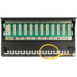 DeLOCK Desktop patchpaneel 12 Port Cat.6 Zwart