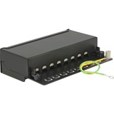 DeLOCK Desktop patchpaneel 8 Port Cat.6 Zwart