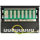 DeLOCK Desktop patchpaneel 8 Port Cat.6 Zwart