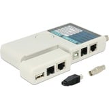 DeLOCK Kabeltester RJ45 / BNC / USB Wit