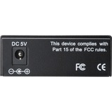 Digitus Fast Ethernet Media converter Zwart, RJ-45/SC