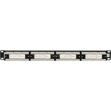 Digitus Patchpanel 19" Cat.5e patchpaneel Zwart, Retail