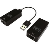 Digitus USB-Extender Zwart, USB 2.0, tot 50 meter