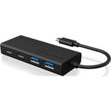 ICY BOX IB-HUB1426-CPD usb-hub Zwart