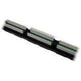 Inter-Tech 19" CAT5e UTP Patchpaneel 24-poort Zwart