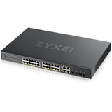 Zyxel GS1920-24HPv2 24-Port GbE Smart Managed Switch Zwart