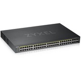 Zyxel GS1920-48HPv2 48-Port GbE Smart Managed Switch Zwart