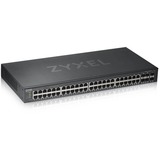 Zyxel GS1920-48v2 48-Port GbE Smart Managed Switch Zwart