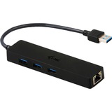 i-tec USB 3.0 Slim HUB 3 Port Giga Lan usb-hub 