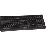 CHERRY KC 1000 toetsenbord Zwart, BE lay-out (AZERTY), Rubberdome