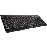 CHERRY KC 1000 toetsenbord Zwart, BE lay-out (AZERTY), Rubberdome