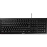 CHERRY STREAM KEYBOARD Zwart, BE lay-out (AZERTY), Cherry SX-Schaartechnologie, 100%