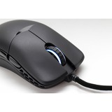 Ducky Feather  gaming muis Zwart, 400 - 16.000 dpi, ARGB leds