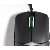 Ducky Feather  gaming muis Zwart, 400 - 16.000 dpi, ARGB leds