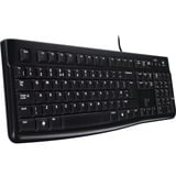 Logitech Keyboard K120 for business Zwart, BE lay-out (AZERTY), Rubberdome, 100%