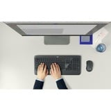 Logitech MK540 Advanced draadloze desktopset Donkergrijs, BE lay-out (AZERTY), 100%, 1000 dpi