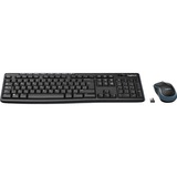 Logitech Wireless Combo MK270, desktopset Zwart, BE Lay-out, Rubberdome