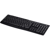 Logitech Wireless Keyboard K270, toetsenbord Zwart, EU lay-out (QWERTY), Rubberdome, Retail