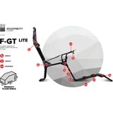 Next Level Racing F-GT Lite Foldable Zwart/rood