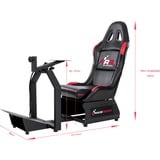 RaceRoom Game Seat RR 3055 Zwart/rood