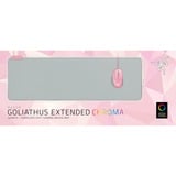 Razer Goliathus Extended Chroma - Quartz Pink Edition  gaming muismat Kwartsgrijs/roze, RGB leds