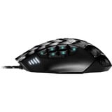 Sharkoon Drakonia II gaming muis Zwart, 100 - 15000 dpi, RGB leds