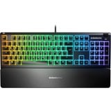 SteelSeries Apex 3 RGB gaming toetsenbord Zwart, FR lay-out (AZERTY), SteelSeries Whisper-Quiet, 100%