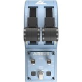 Thrustmaster TCA Quadrant Airbus Edition gaming gasregelaar Blauwgrijs/zwart, Pc