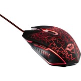 Trust GXT 105 Izza Illuminated Gaming Mouse Zwart, 21683, 800 - 2400 dpi, Meerkleurige leds