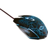 Trust GXT 105 Izza Illuminated Gaming Mouse Zwart, 21683, 800 - 2400 dpi, Meerkleurige leds