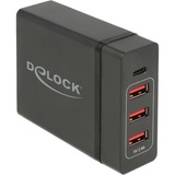 DeLOCK 60W USB Power Delivery oplader Zwart