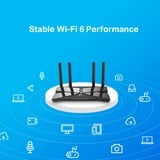 TP-Link Archer AX10 router Zwart