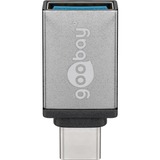 goobay USB-C > USB-A 3.0 SuperSpeed Adapter Grijs