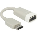 DeLOCK HDMI-A naar VGA adapter Grijs, 0,15 meter
