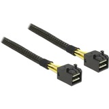 DeLOCK Mini SAS HD SFF-8643 naar Mini SAS HD SFF-8643 kabel Zwart, 0,5 meter