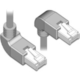 DeLOCK Patchkabel S/FTP, RJ-45 met Cat.6a Grijs, 0,5 meter